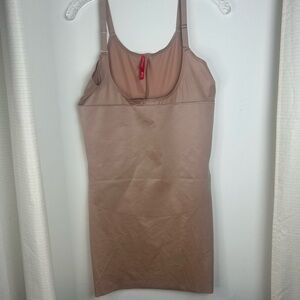 Spanx Red Hot Open-Bust shaping Shape Ware Slip Medium Control Women's Plus 2XL